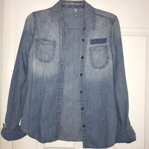 Long Sleeve Jean Shirt